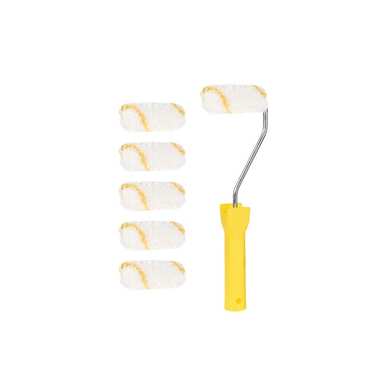 sourcing map 6xPaint Roller Brush 3 Inch 76mm for Household