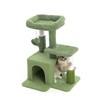 Pesofer Cat Tree, Small Cat Condo with Sisal Scratching Post