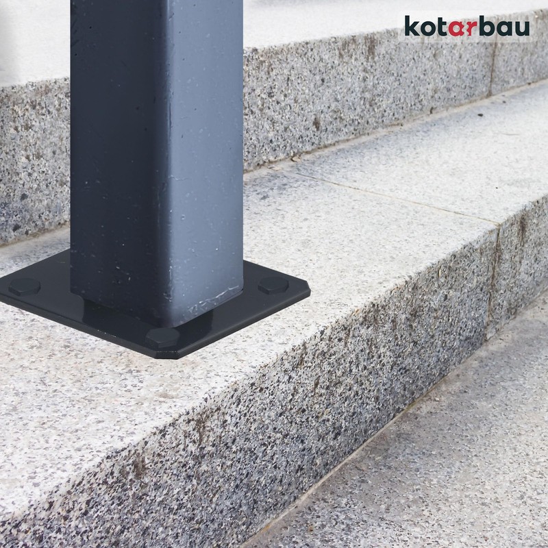 Kotarbau® Post Anchor 60 x 40 mm Post Shoe Fence