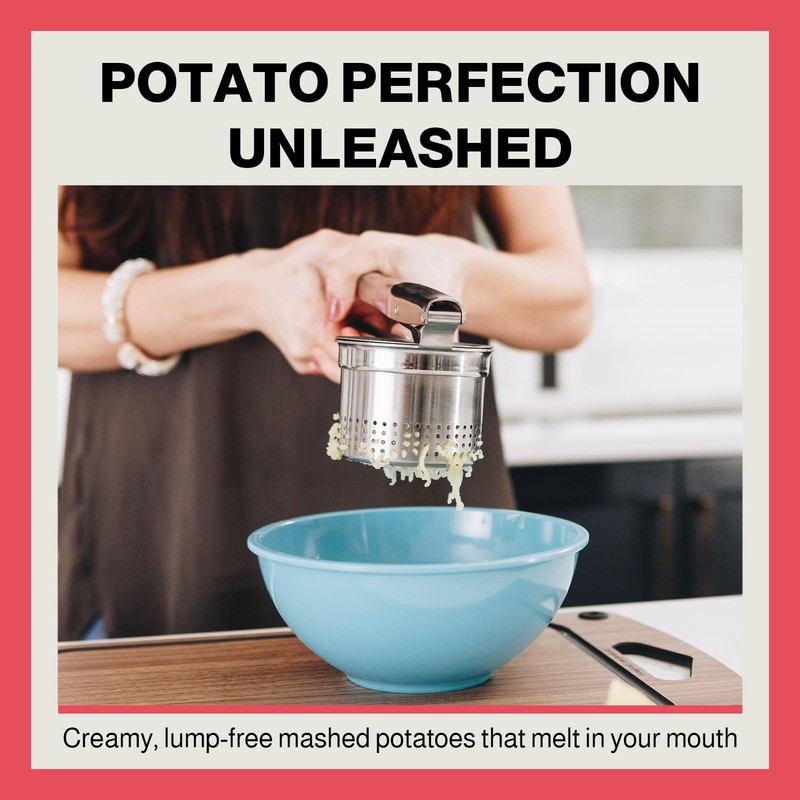 Beast Canteen Potato Ricer - Ricer for Mashed Potatoes, Made