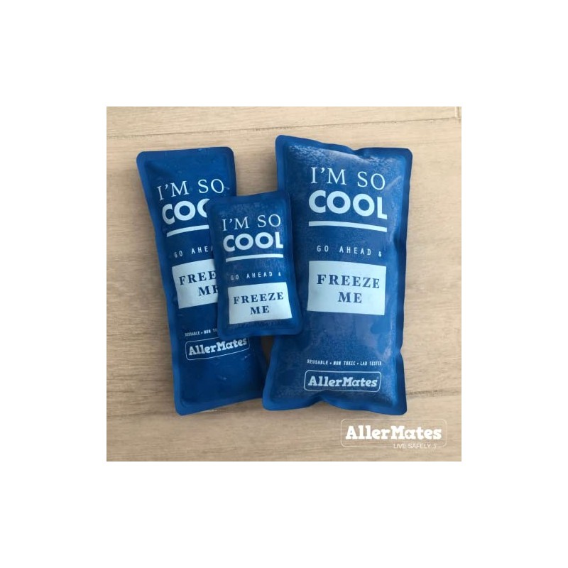 AllerMates - Pack de gel de hielo de larga duración