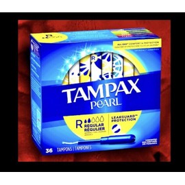 Tampax Pearl REGULAR Flow,Plastic Disp’ Tampons Unscented 36ct LEAKGUARD Protect