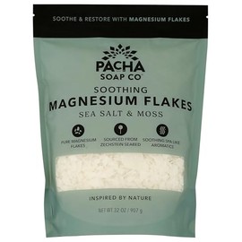 Pacha Soap Sea Salt & Moss Salt Soak Magnesium, 32 OZ