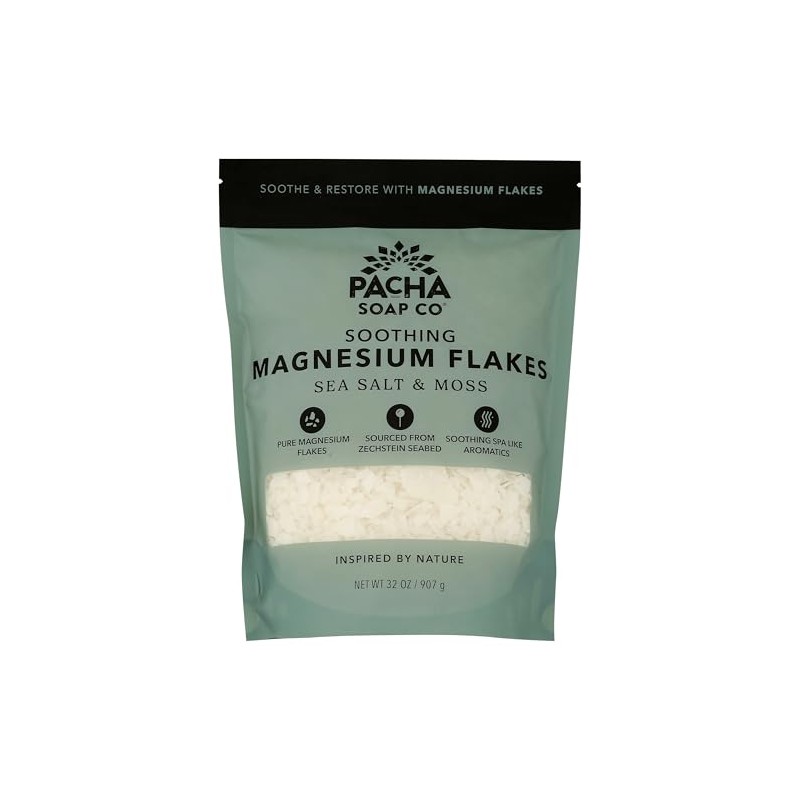 Pacha Soap Sea Salt & Moss Salt Soak Magnesium, 32