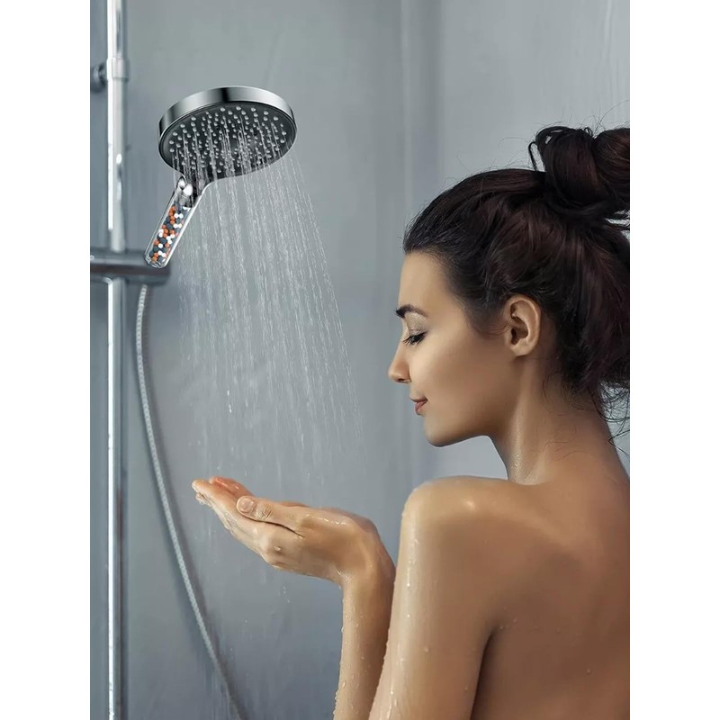 Regaderas para Baño, BAKEWAY Cabezal de Ducha de Mano con