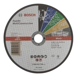 Bosch Accessories 2608602766 Cutting Disc 180 mm 22.23 mm Pack of 1