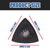 Pack of 4 Delta Sanders Sanding Plate Multitool Sandpaper Accessories