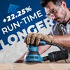 Dong Cheng 5-Inch Random Orbital Sander 3 Amp 12000OPM, 6