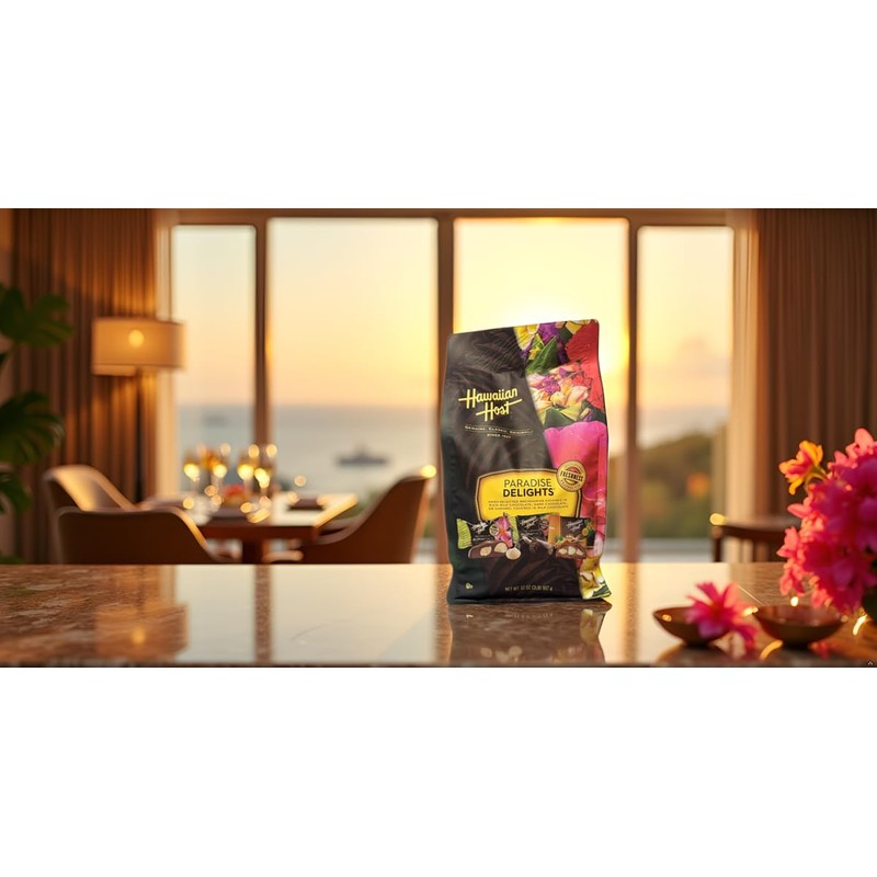 Hawaiian Host Paradise Collection - Paradise Delights Assorted Chocolate Macadamia