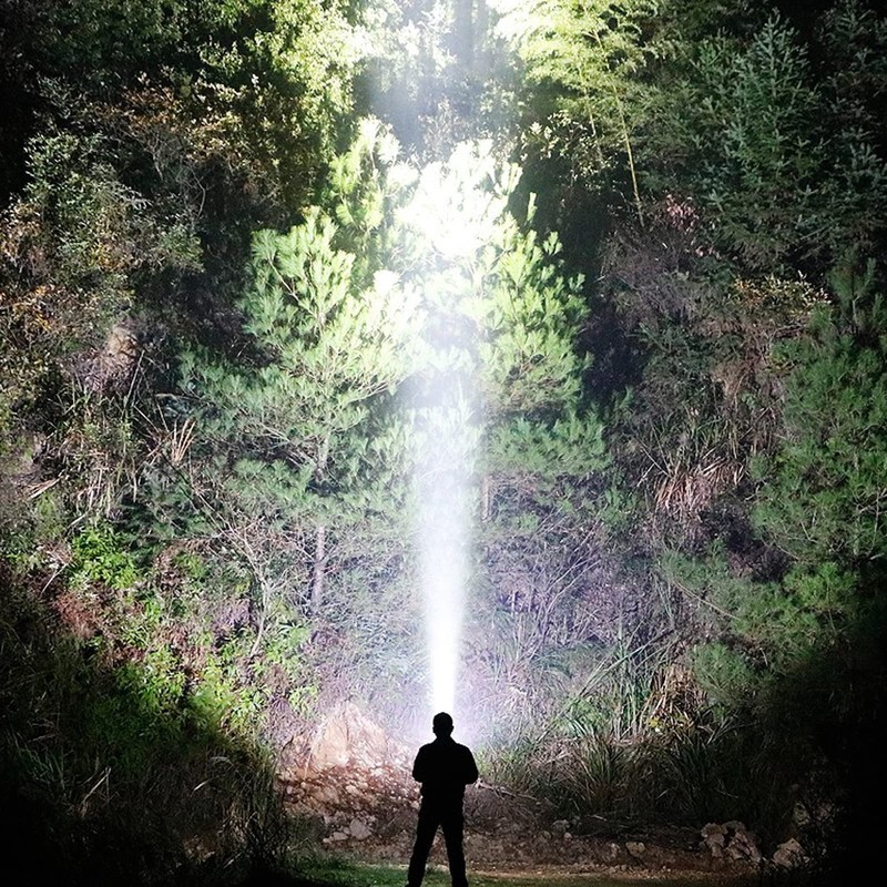 Amkulop Super Bright Headlamp, Led Rechargeable Head Lamp with Battery