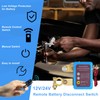 CZC AUTO Battery Kill Switch, Remote Battery Disconnect Switch, 12V