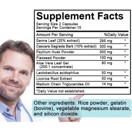 Raiz De Suplemento Detox Colon E Intestino Limpieza 15 Días
