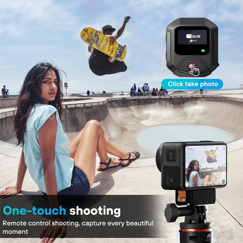 Treeboy Bluetooth GPS Remote Control for DJI Action 5 Pro/Action