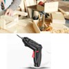 Electric Screwdriver Kit Lightweight Rechargeable Screwdriver with Long and Short