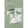 Dimoon Wallpaper78.7"x17.7" Green Peel and Stick Wallpaper Light Green Contact