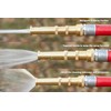 2-Pack 3-in-1 Multi-Purpose 5-inch Brass Twist Garden Hose Nozzle with