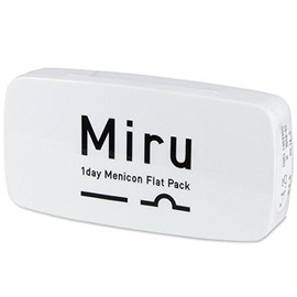 Menicon Miru Flat Pack Daily Lenses Soft 30 Pieces/BC 8.6 mm/DIA 14.2 mm / +1.75 Dioptres