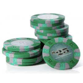 Trademark Poker NexGEN Series PRO Classic Style Poker Chips Green $25