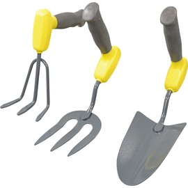 Aidapt Set of 3 Hand Tools Ergonomic Design for Weak Grip, Non-Slip Rubber Handles, Gift for Seniors, Men & Women. Versatile for Indoor/Outdoor Gardening. Perfect for those with limited strength