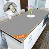 2 Pack 47.3"x23.6" Silicone Kitchen Counter Mats, 2MM Thick Heat