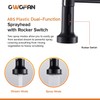 OWOFAN Low Lead Modern Single Handle Pull Down Sprayer Spring