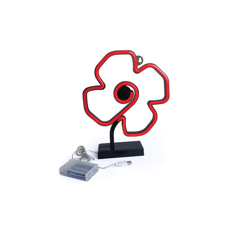 The Royal Canadian Legion LED Poppy Light with Base