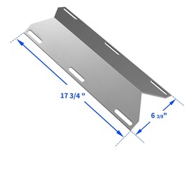 Htanch SN1231(3-Pack) SA3361(3-Pack) Stainless Steel Heat Plate and Burner for Nexgrill ，Jenn Air 720-0336, 720-0337, 720-0511, 720-0512 ，720-0339 Gas Grill