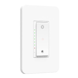 Nexete Smart Wi-Fi Dimmer Switch, Dim Lighting from Anywhere, in-Wall, 3-Way/Single Pole No Hub Required, Compatible with Alexa and Google Assistant, ETL Certified (3-Way Dimmer 1-Pack)
