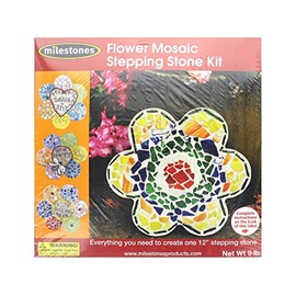 Milestones Mosaic Flower Stepping Stone Kit