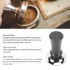 58mm Coffee Tamper Carbon Fiber Elastic Handle Stainless Steel Bottom