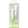 Hiary Women's Hair Removal Mermaid Razor, 2 Pack, 1 Piece / 하이어리 여성용 제모 인어공주 면도기, 2개입, 1개
