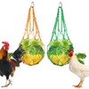 Chicken Vegetable String Bag Poultry Fruit Holder Chicken Cabbage Feeder