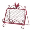 Smart Living Company Decorative Red Rooster Cookbook Stand Holder, None