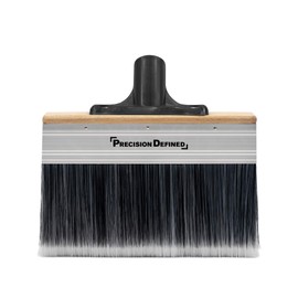 Precision Defined Deck Stain Brush, Large 7-Inch Limewash Brush, Deck Applicator for Paints, Wood and Fence with Threaded Extension Pole, Staining Tools