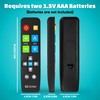 EZclicker Big Button Universal TV Remote (Black) Simple Easy to