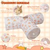 BWOGUE Bunny Tunnels & Tubes Collapsible Carrot Bunny Hideout Extra