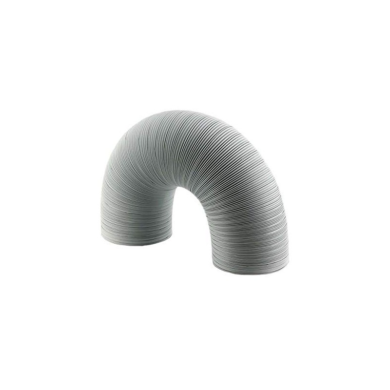 Diameter 120 mm Length 1.5 m White Aluminium Flexible Tube