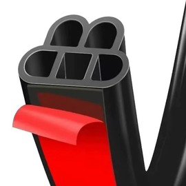 Burletes para Puertas de Automóviles, Burletes Universales para Puertas de Automóviles, para Insonorización de Ventanas de Puertas de Automóviles y Camiones Resistente al Agua y al Polvo (10m(33FT))