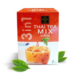 Ranong 3-in-1 Thai Tea Mix, Herbal Tea, Instant Flavoured Thai Tea, Tea Sachets, Flavored Tea, 3-in-1 Instant Tea, 210 grams bag of 15