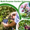 Professional Secateurs with Titanium Blade Rustproof & Ergonomic Handle -
