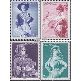 Prophila Collection Monaco 2162-2165 (Complete Edition) Mint NH 1994 Automatic Machine of the 19th Century (Stamps for Collectors)