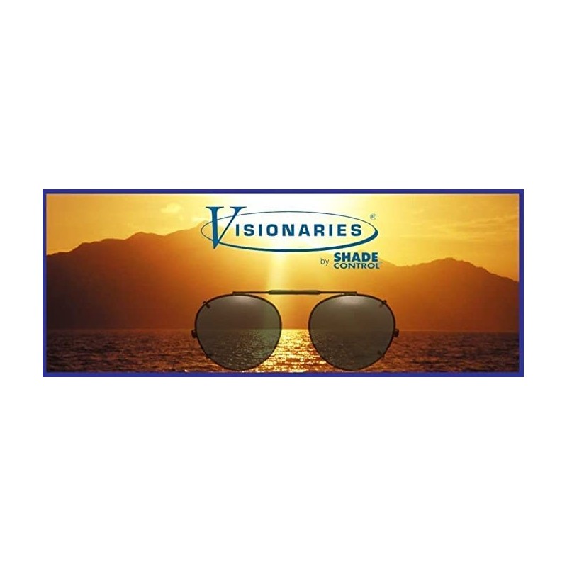 vs eyewear Visionaries Spring Clip on Polarized Sunglasses - Polarized