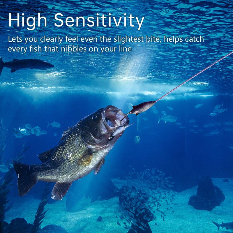 ANGRYFISH 4 Strands Super Strong Braided Fishing Line- Less Expensive