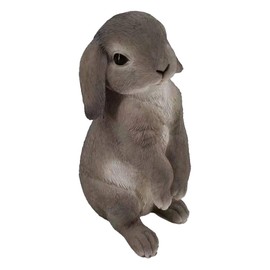 G&H Garden Ornaments Outdoor – Rabbit Lawn Statue Hand Finished Sculpture Figurine – Weather Resistant Detailed Garden Ornament Suitable for Indoor or Outdoor Use – Bunny Patio Gift (Standing)