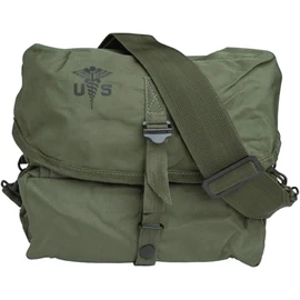 Mil-Tec US MEDICAL KIT BAG Shoulder Bag with US Army Medical Corps Emblem - OLIVE DRAB
