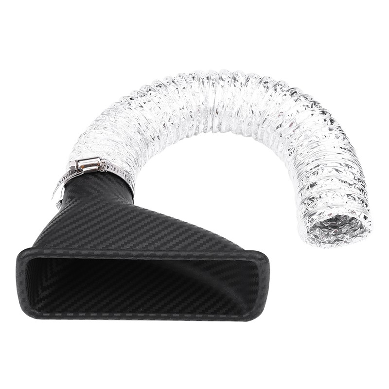 Carbon Fiber Universal Car Turbo Turbine Inlet Pipe Air Funnel