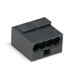 WAGO 243 Micro Junction Box Terminal Optional 4 and 8 Conductor Terminal (243-204, 10)