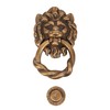 SKANDH Bronze Lion Head Door Knocker