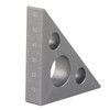 Tbest Angle Blocks, 45/90 Degrees Matte Aluminum Alloy Mini Right