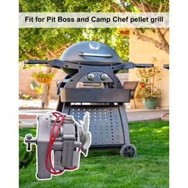2.0 RPM Auger Motor Replacement Parts Fit for Pit Boss Camp Chef Wood Pellet Grill Smokers, Universal Barbecue Auger Motor Replacement 120V 60Hz 2 Pole
